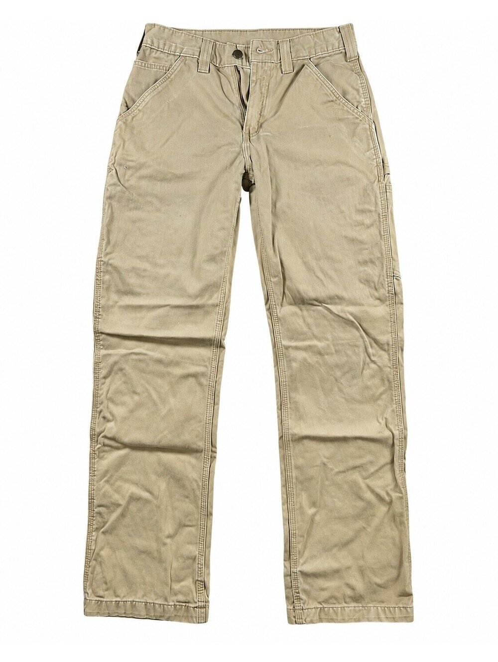 Carhartt Men's Tan Relaxed Fit Cargo Work Pants 30x32 100% Cotton Durable